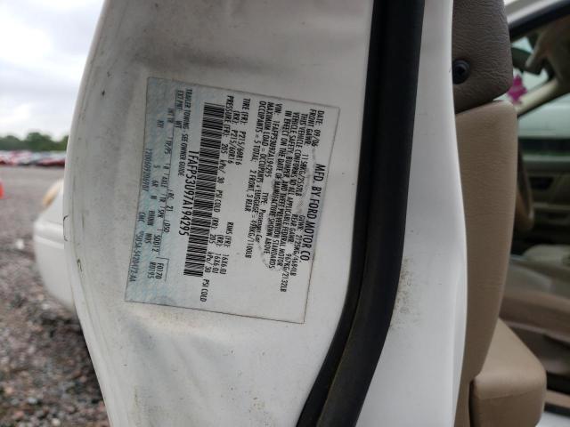 Photo 10 from auction – 2007 FORD TAURUS with VIN 1FAFP53U97A194295