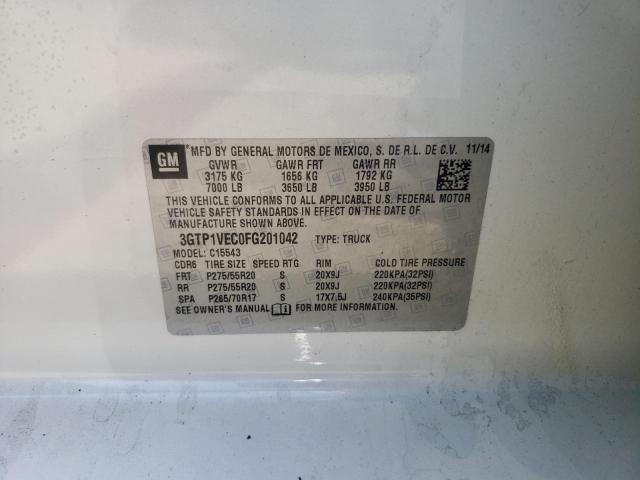 Photo 10 from auction – 2015 GMC SIERRA C15 with VIN 3GTP1VEC0FG201042