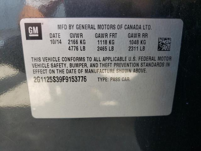 Photo 10 from auction – 2015 CHEVROLET IMPALA with VIN 2G1125S39F9153776