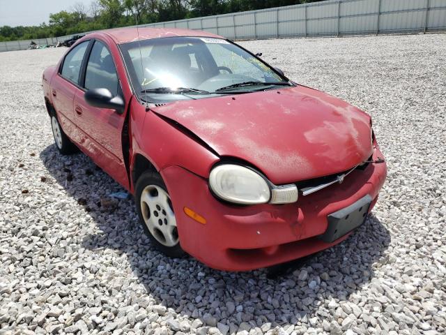 DODGE NEON SE 2001 with VIN 1B3ES46C91D249630 - Photo from auction