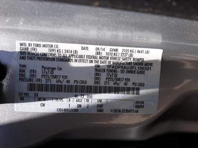 Photo 10 from auction – 2015 FORD C-MAX SE with VIN 1FADP5AU2FL100321
