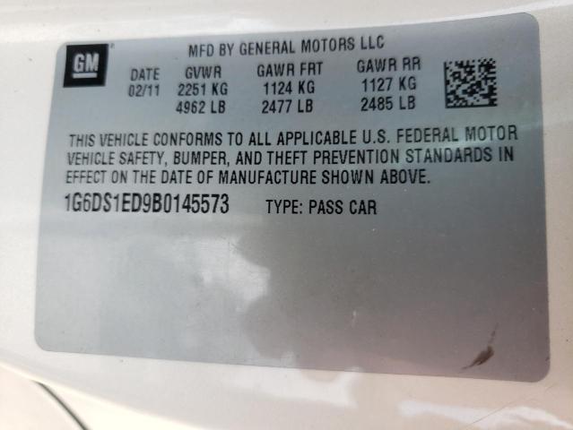 Photo 10 from auction – 2011 CADILLAC CTS PREMIU with VIN 1G6DS1ED9B0145573