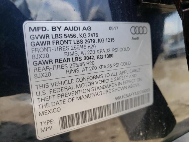 Photo 10 from auction – 2018 AUDI Q5 PRESTIG with VIN WA1CNAFY1J2018203