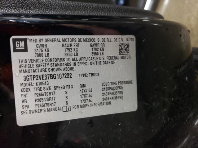 Photo 10 from auction – 2011 GMC SIERRA K15 with VIN 3GTP2VE37BG107232