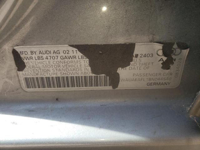 Photo 10 from auction – 2011 AUDI A4 PREMIUM with VIN WAUAFAFL1BN044540