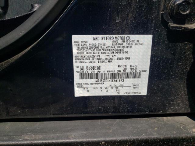 Photo 10 from auction – 2020 FORD ECOSPORT S with VIN MAJ6S3GL4LC361973