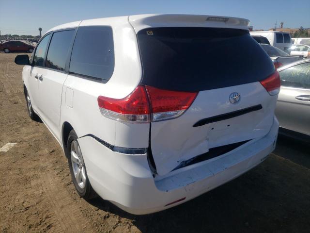 Zdjęcie 3 z aukcji – 2011 TOYOTA SIENNA BAS z VIN 5TDKA3DCXBS006609
