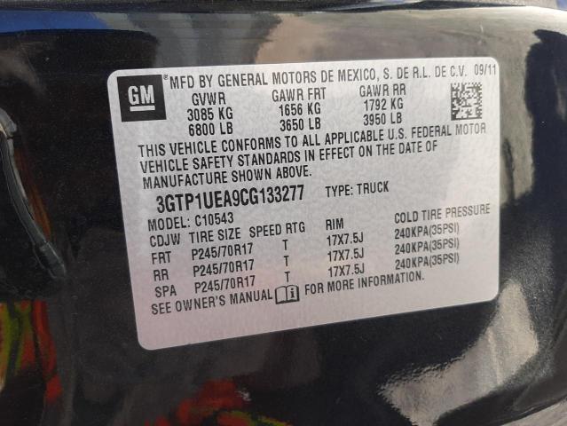 Photo 10 from auction – 2012 GMC SIERRA C15 with VIN 3GTP1UEA9CG133277