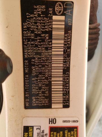Photo 10 from auction – 2017 TOYOTA COROLLA L with VIN 2T1BURHE6HC887641