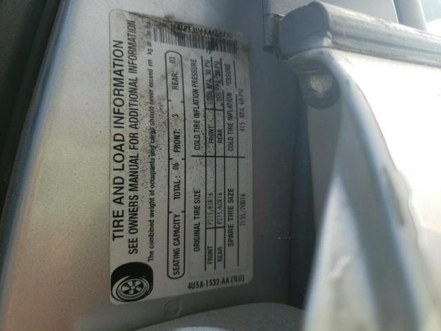 Photo 10 from auction – 2005 FORD TAURUS SE with VIN 1FAFP53U65A168458