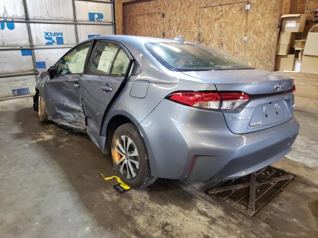 Photo 3 from auction – 2021 TOYOTA COROLLA LE with VIN JTDEAMDEXMJ020031