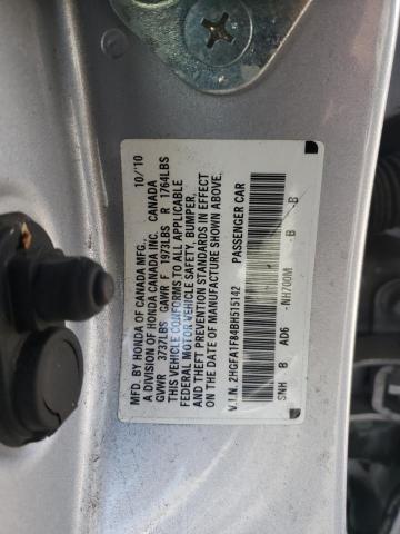 Photo 10 from auction – 2011 HONDA CIVIC EX with VIN 2HGFA1F84BH515142