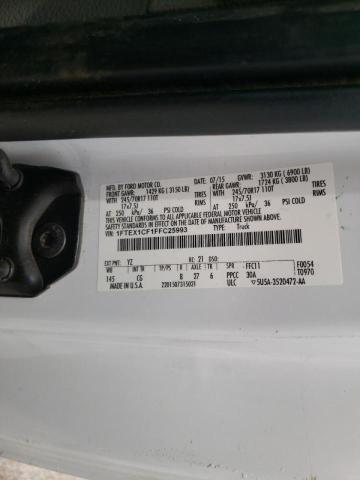 Photo 10 from auction – 2015 FORD F150 SUPER with VIN 1FTEX1CF1FFC25993