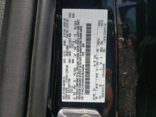 Photo 10 from auction – 2016 FORD ESCAPE SE with VIN 1FMCU9G95GUB34284