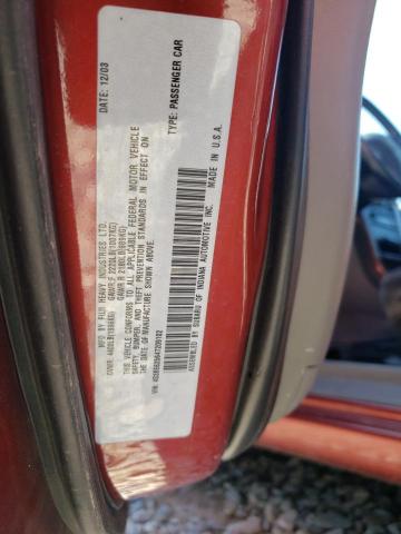 Photo 10 from auction – 2004 SUBARU LEGACY L S with VIN 4S3BE625647209102