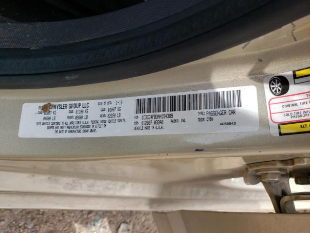 Photo 10 from auction – 2010 CHRYSLER SEBRING TO with VIN 1C3CC4FB3AN154389
