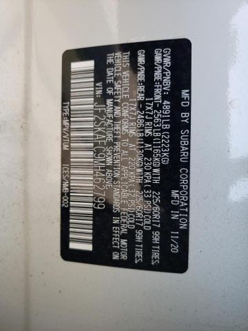 Photo 10 from auction – 2021 SUBARU FORESTER P with VIN JF2SKAFC9MH462799