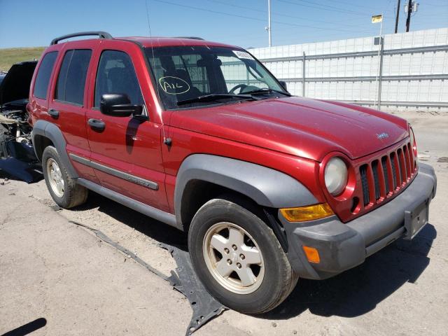 Photo 1 from auction – 2007 JEEP LIBERTY SP with VIN 1J4GL48K37W718081