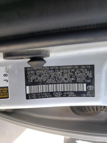 Photo 10 from auction – 2010 TOYOTA PRIUS with VIN JTDKN3DU3A0198972