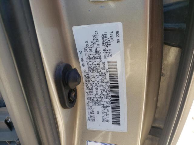 Photo 10 from auction – 2004 TOYOTA SIENNA XLE with VIN 5TDZA22CX4S192196