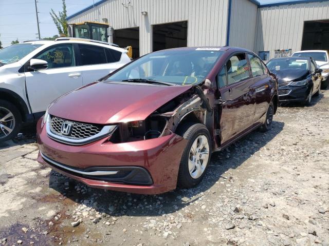 Photo 2 from auction – 2013 HONDA CIVIC LX with VIN 19XFB2F5XDE212713