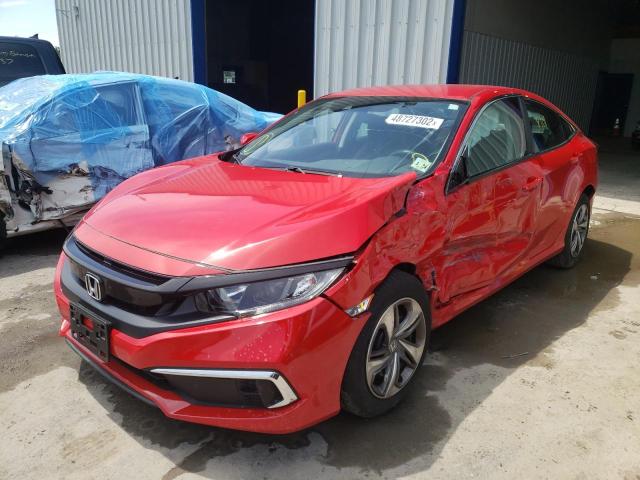Photo 2 from auction – 2019 HONDA CIVIC LX with VIN 2HGFC2F67KH507003