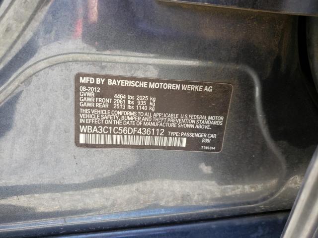 Photo 10 from auction – 2013 BMW 328 I SULE with VIN WBA3C1C56DF436112