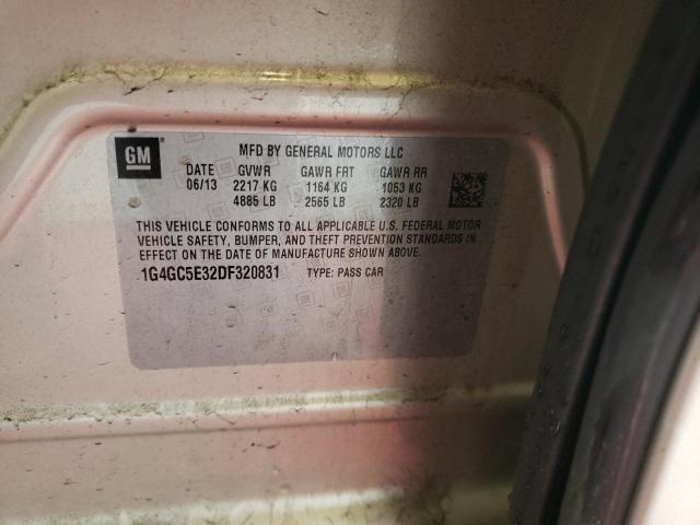 Zdjęcie 10 z aukcji – 2013 BUICK LACROSSE z VIN 1G4GC5E32DF320831