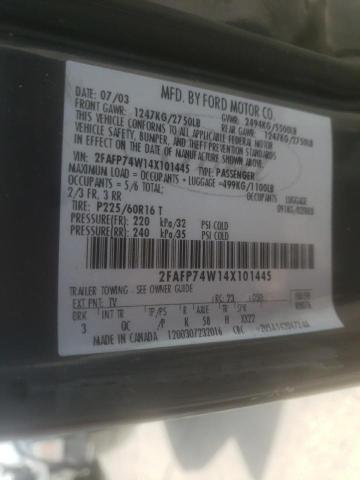 Photo 10 from auction – 2004 FORD CROWN VICT with VIN 2FAFP74W14X101445