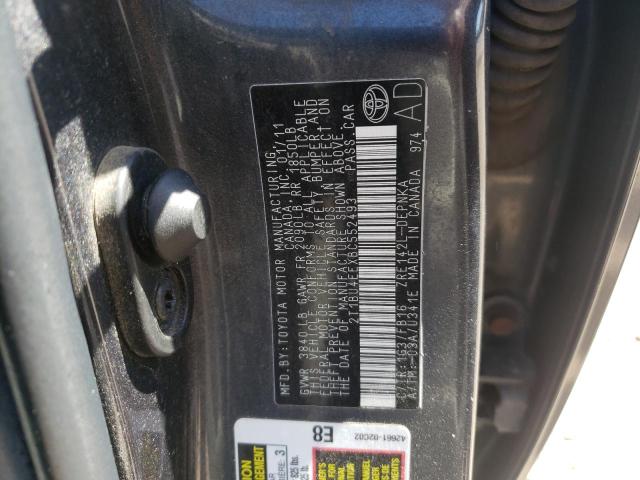 Photo 10 from auction – 2011 TOYOTA COROLLA BA with VIN 2T1BU4EEXBC552493