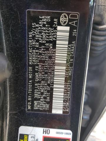 Photo 10 from auction – 2016 TOYOTA COROLLA L with VIN 2T1BURHE9GC586876