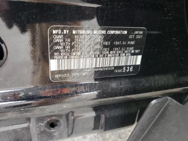 Photo 10 from auction – 2022 MITSUBISHI ECLIPSE CR with VIN JA4ATVAA4NZ045438