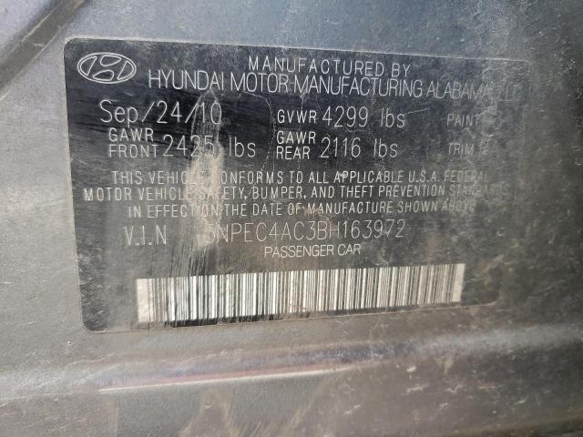 Photo 10 from auction – 2019 HYUNDAI SONATA with VIN 5NPEC4AC3BH163972