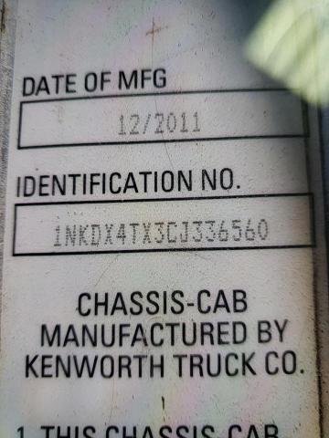 Photo 10 from auction – 2012 KENWORTH CONSTRUCT with VIN 1NKDX4TX3CJ336560