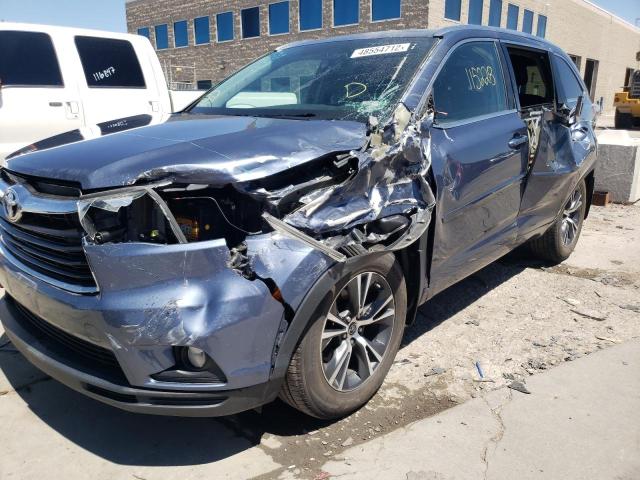 Photo 9 from auction – 2016 TOYOTA HIGHLANDER with VIN 5TDJKRFH2GS228363