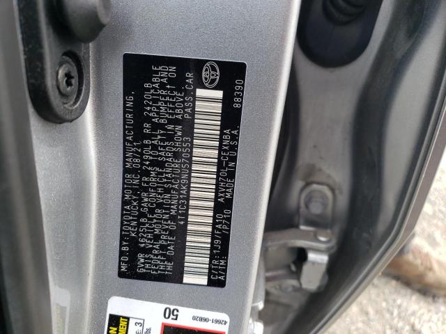 Photo 10 from auction – 2022 TOYOTA CAMRY LE with VIN 4T1C31AK9NU570553