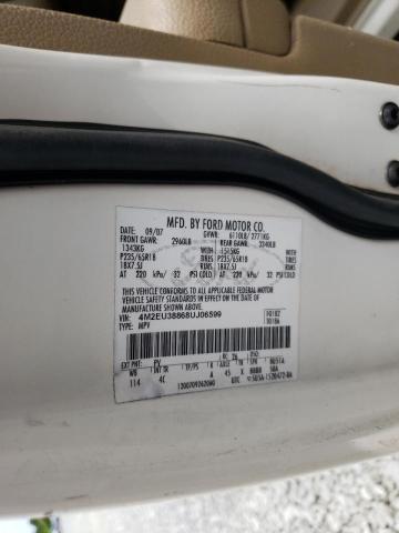 Photo 10 from auction – 2008 MERCURY MOUNTAINEE with VIN 4M2EU38868UJ06599
