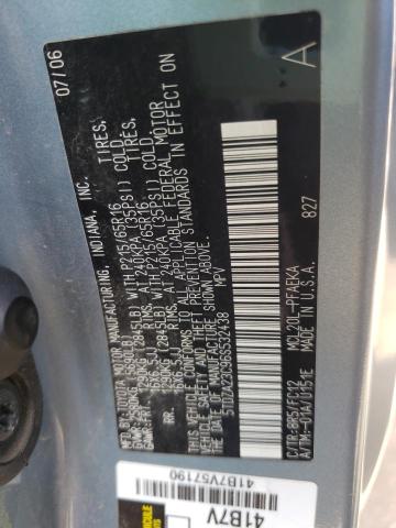 Photo 10 from auction – 2006 TOYOTA SIENNA CE with VIN 5TDZA23C96S532438