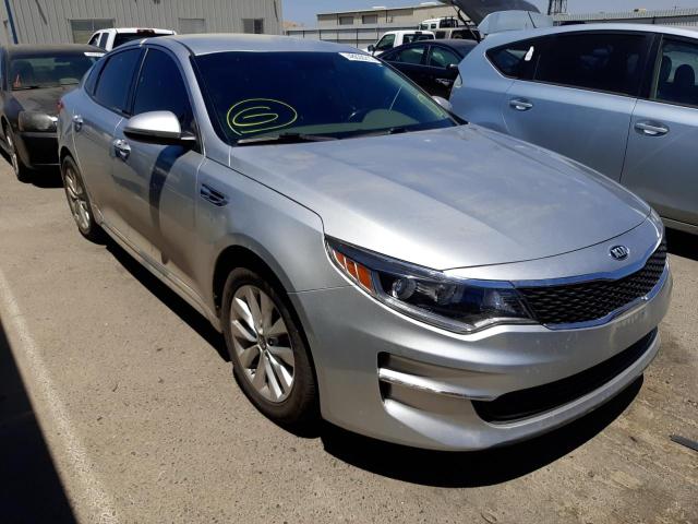 KIA OPTIMA EX 2016 with VIN 5XXGU4L32GG006438 - Photo from auction