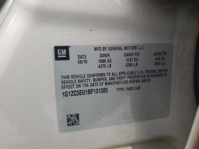 Photo 10 from auction – 2011 CHEVROLET MALIBU 1LT with VIN 1G1ZC5EU1BF101385