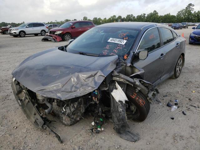 Photo 2 from auction – 2019 HONDA CIVIC LX with VIN 19XFC2F6XKE007394