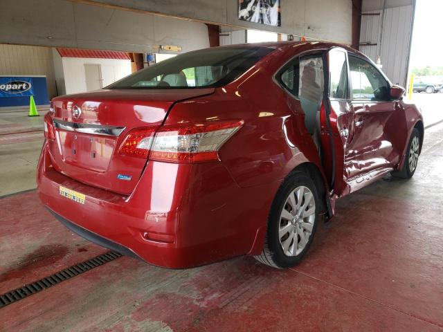 Photo 4 from auction – 2014 NISSAN SENTRA S with VIN 3N1AB7AP3EL616078