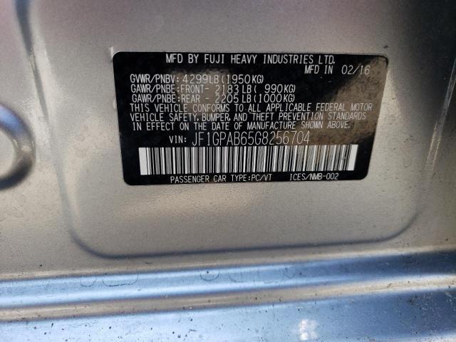 Photo 10 from auction – 2016 SUBARU IMPREZA PR with VIN JF1GPAB65G8256704