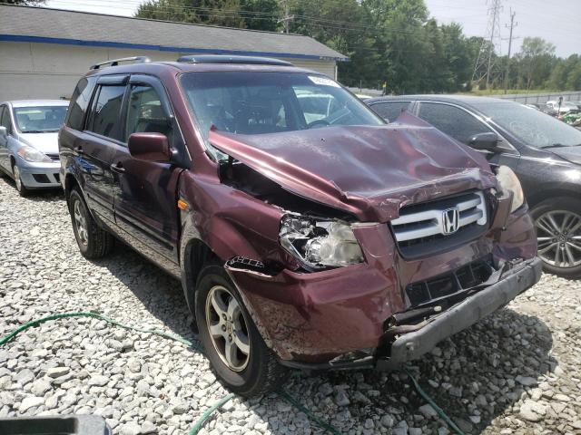 HONDA PILOT EXL 2007 with VIN 5FNYF28517B024588 - Photo from auction