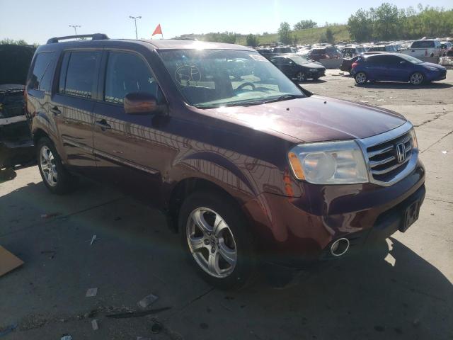 HONDA PILOT EXL 2012 with VIN 5FNYF4H59CB073768 - Photo from auction