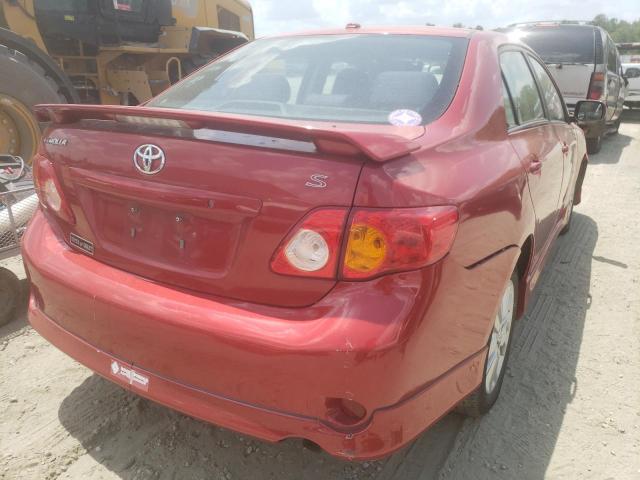 Photo 4 from auction – 2009 TOYOTA COROLLA BA with VIN 1NXBU40E79Z112764