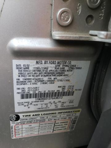 Photo 10 from auction – 2007 FORD FREESTYLE with VIN 1FMDK02127GA38313