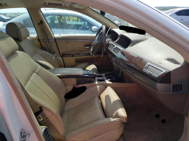 Photo 5 from auction – 2007 BMW 750 I with VIN WBAHL83557DT08555