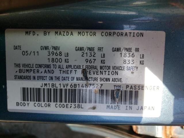 Photo 10 from auction – 2011 MAZDA 3 I with VIN JM1BL1VF6B1487527
