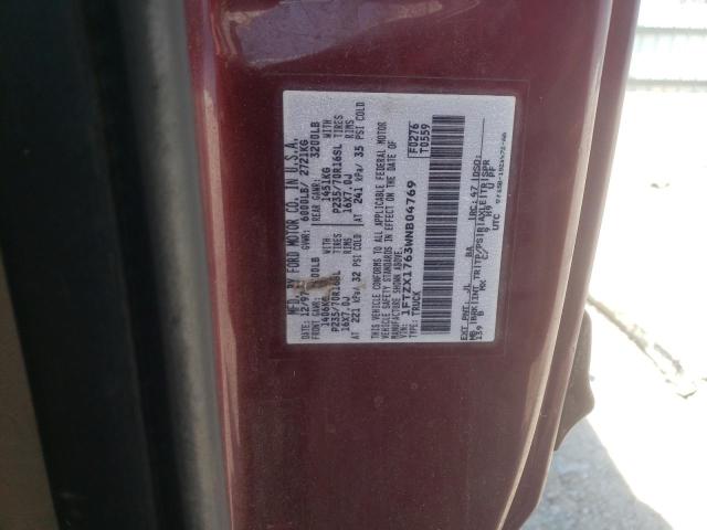 Photo 10 from auction – 1998 FORD E 150 with VIN 1FTZX1763WNB04769